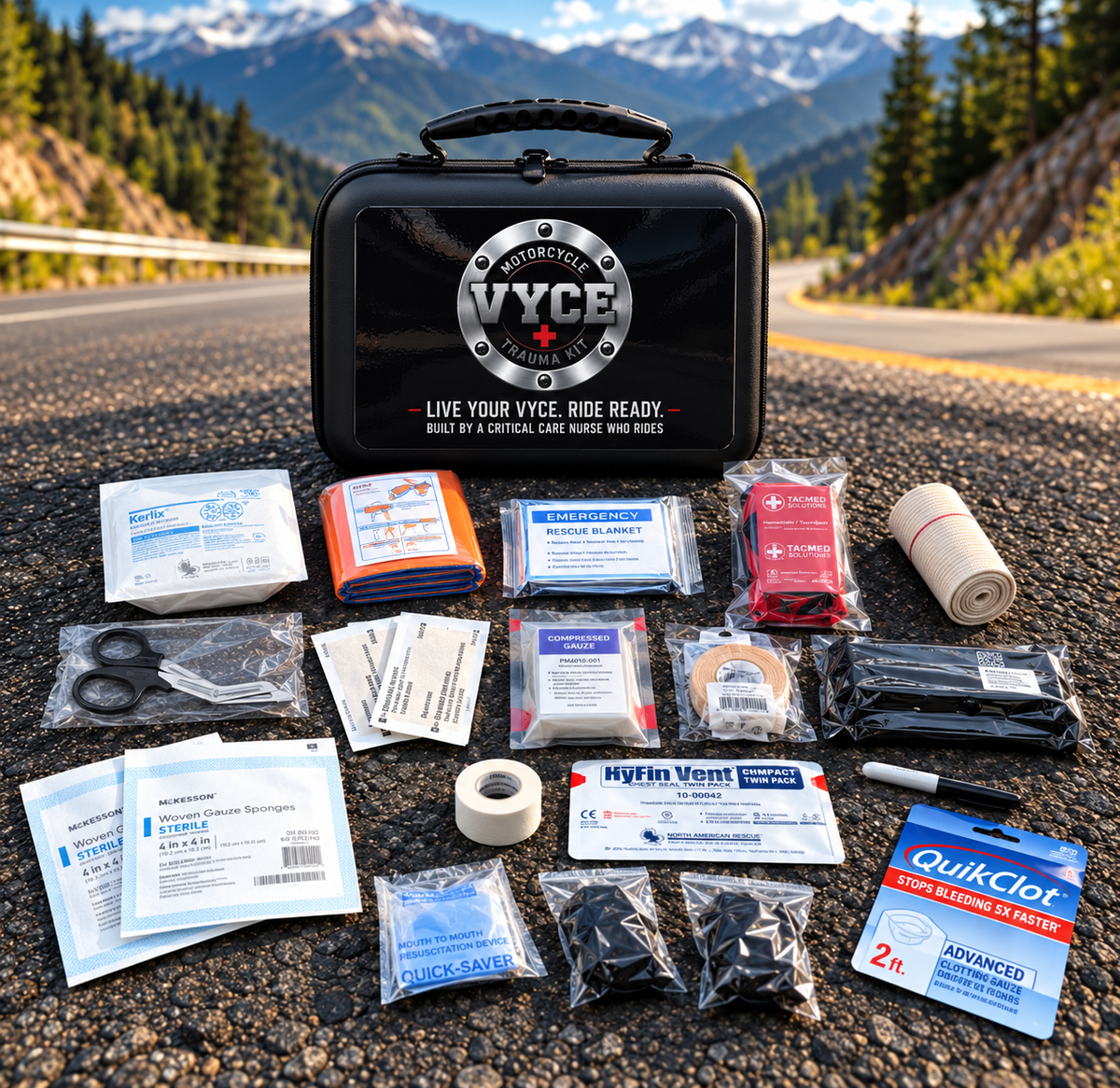 VYCE Motorcycle Trauma Kit
